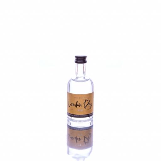REAL ENGLISH LONDON DRY GIN MINIATURE - 5CL